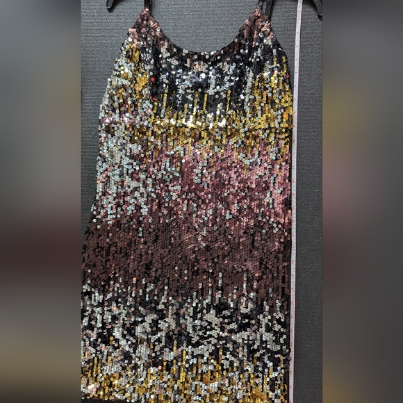 Fashion Nova Ombre Sequin Mini Dress - - Picture 7 of 8